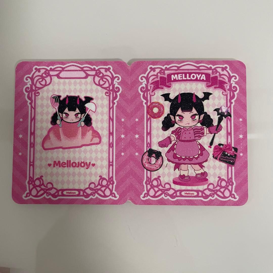 Mellojoy スクイーズ　クリームワッフル　まる　さんかく　メロイアちゃん