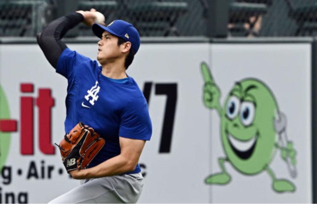 日本未発売 ドジャース 練習用シャツ MLB正規品 サイズM 新品タグ付