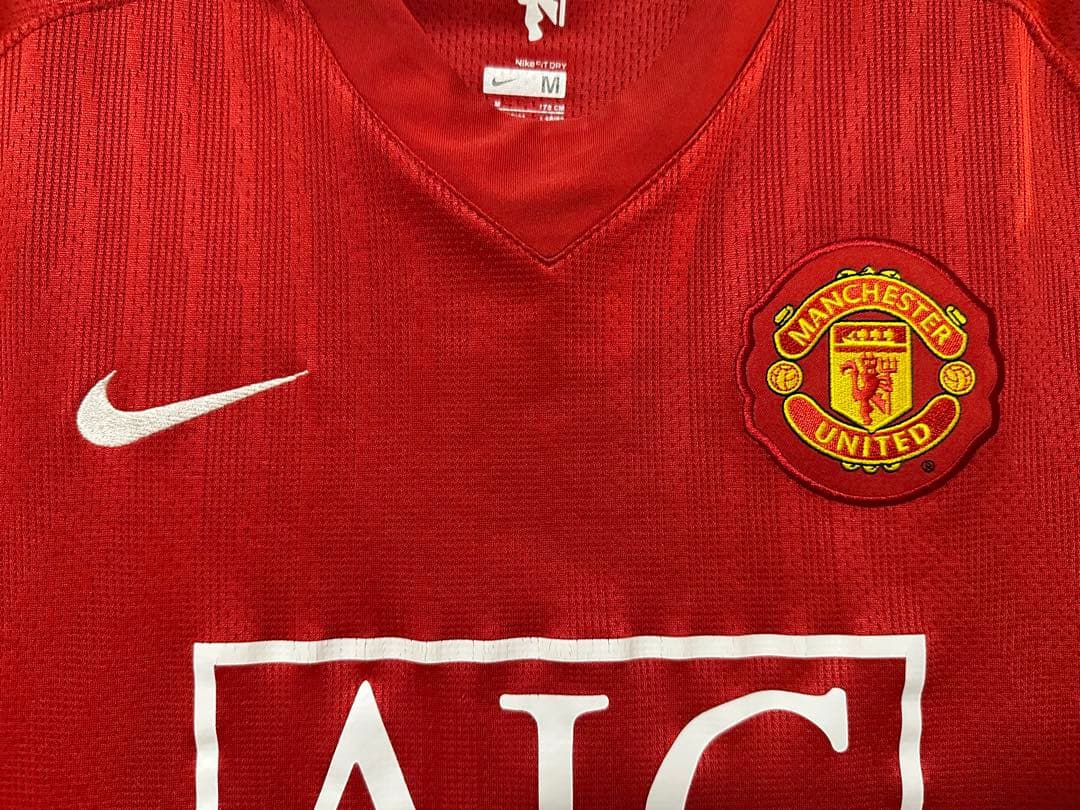 【ロナウド#7】マンチェスターU 07/08 Mサイズ マーキングフロッキー素材