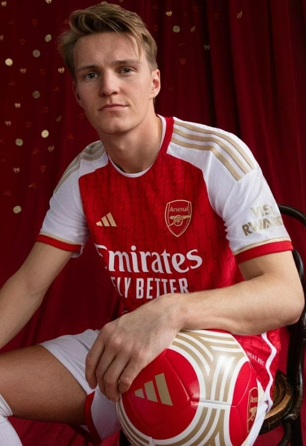 アーセナル　ウーデゴール　オーセンティック ホーム（M）2023-24