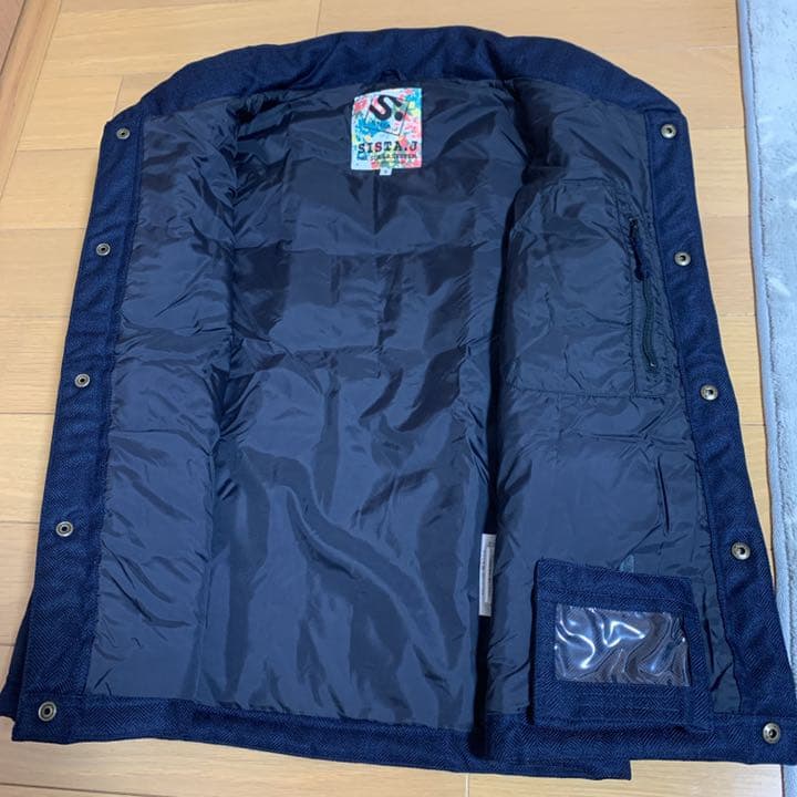 美品★SISTA.J★スノボウェア★ベスト★セット★チェック★ネイビー★Sサイズ