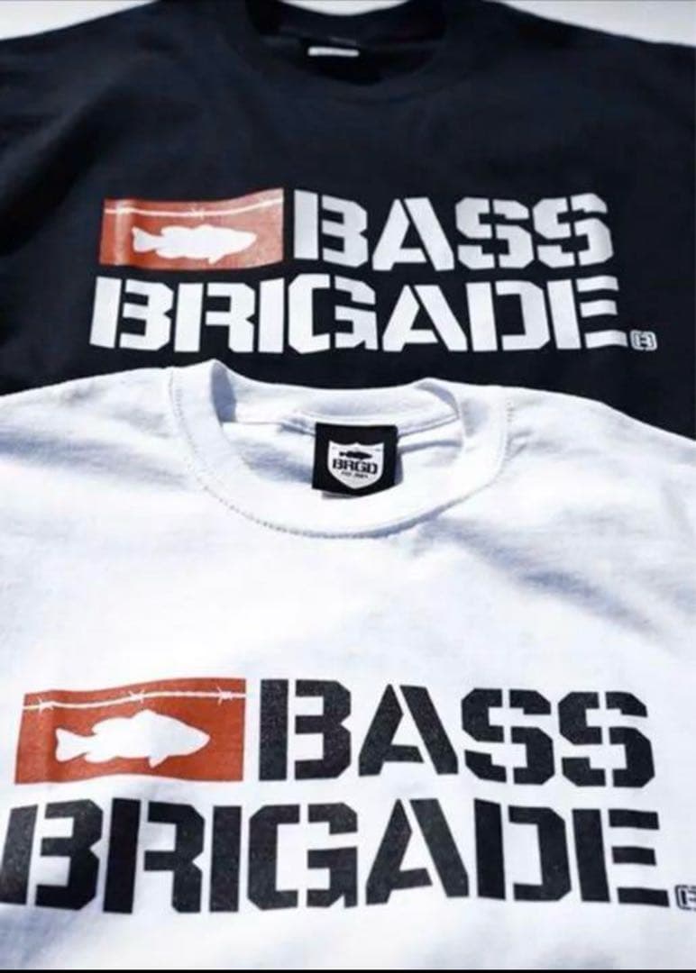 希少！限定コラボ！美品！Mサイズ！BASS BRIGADE Tシャツ ホワイト