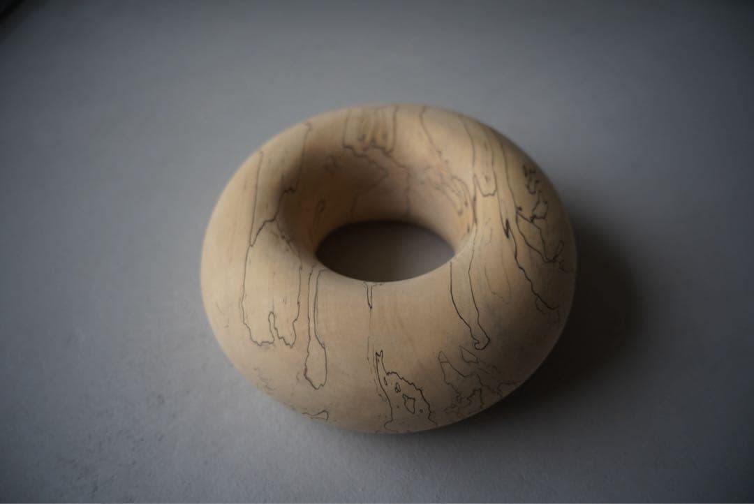 YAECA吉川和人 木工オブジェ 円 円相 ドーナツアーツアンドサイエンス