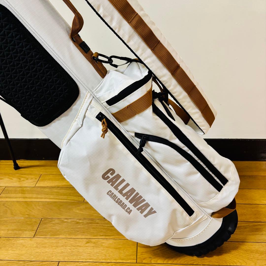 【ほぼ未使用品】CALLAWAY キャロウェイスタンド式　キャディバッグ 送料込