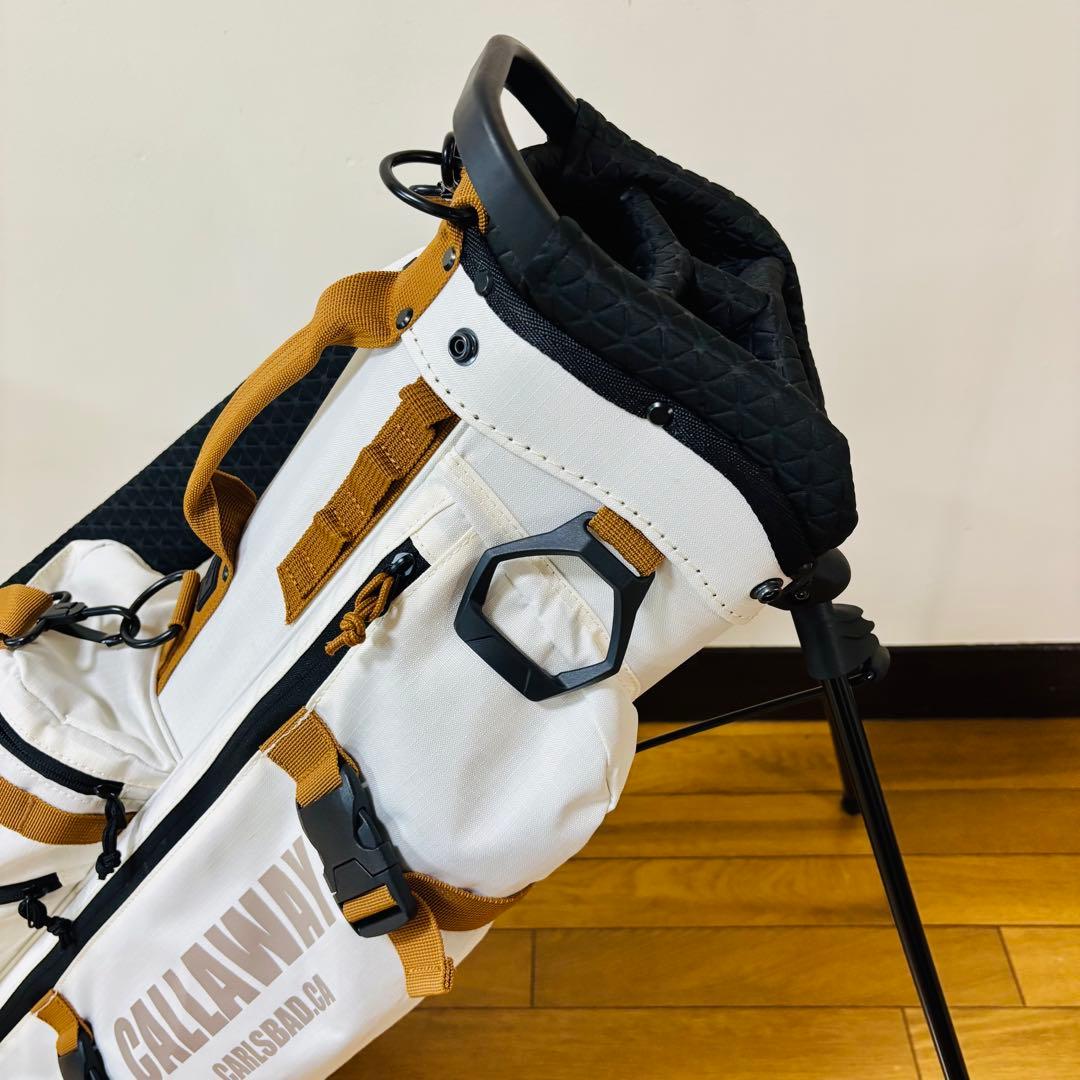 【ほぼ未使用品】CALLAWAY キャロウェイスタンド式　キャディバッグ 送料込