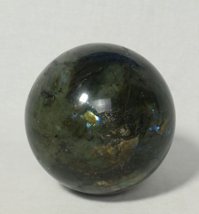 黒水晶　水晶玉　天然石　12cm　2.3kg　鑑賞石　パワーストーン