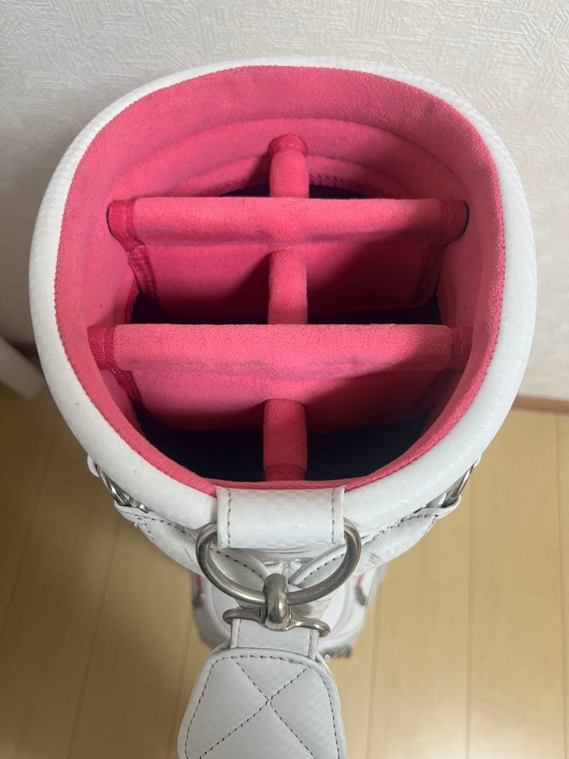 Munsingwear キャディバッグセット ホワイト・ピンク