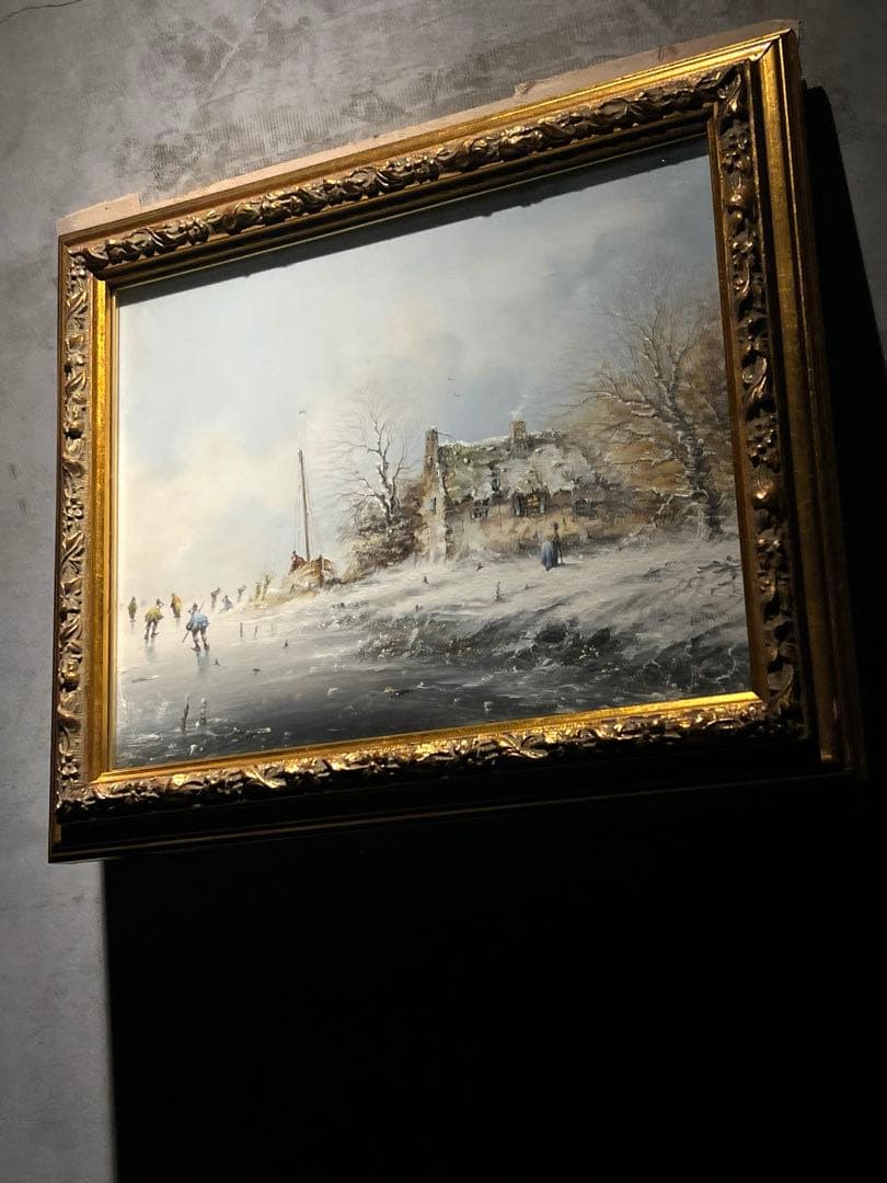 写実画　リアリズム　肉筆画　油彩