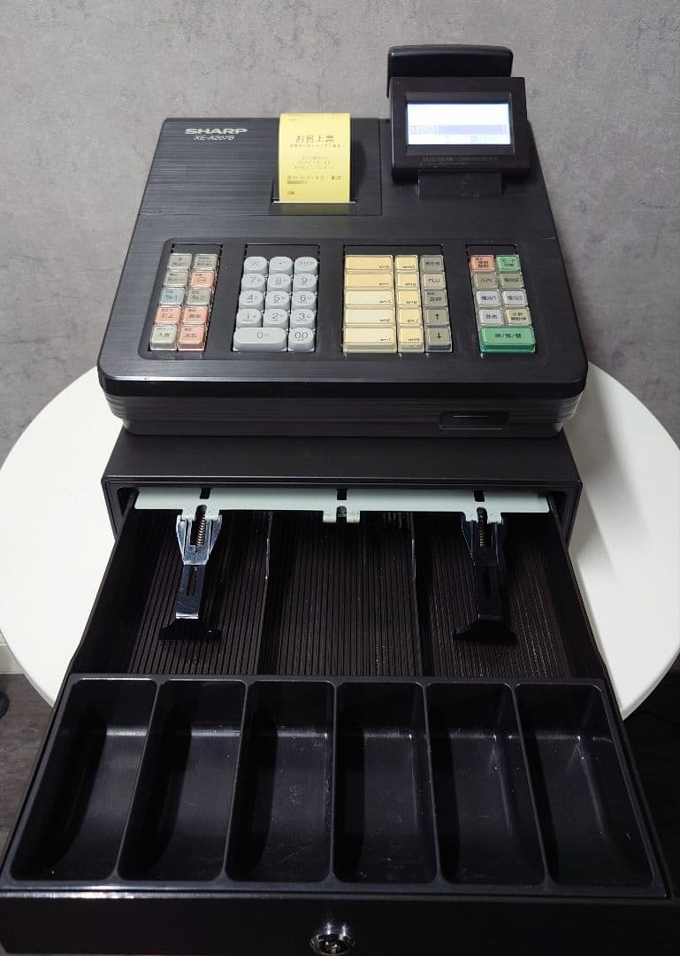 【送料込み】SHARP　電子レジスター　XE-A207　黒