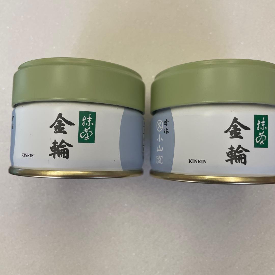 金輪 抹茶 2缶セット 賞味期限　2026.8.4 8.12