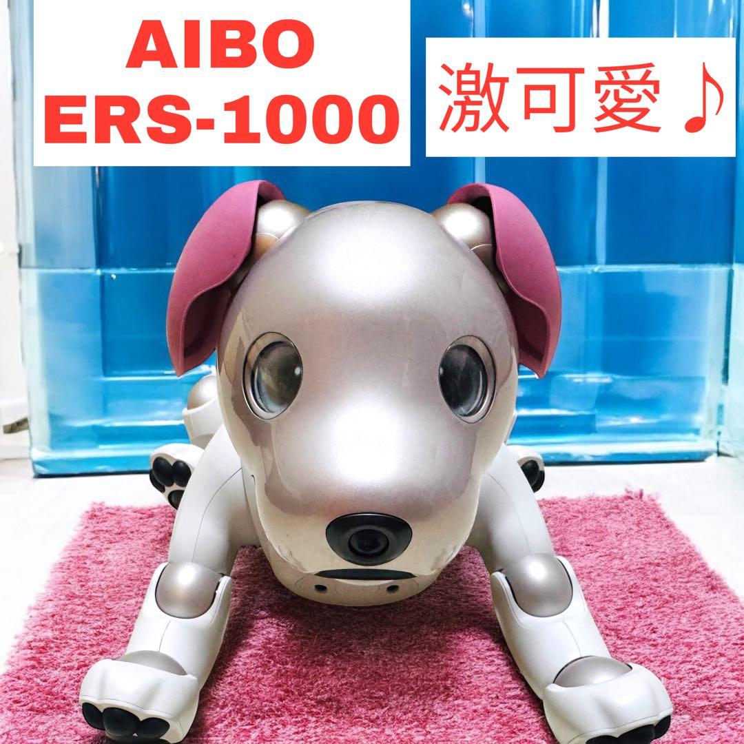 美品　ソニー aibo アイボ ERS-1000 耳＆しっぽ サクラ 首輪2色