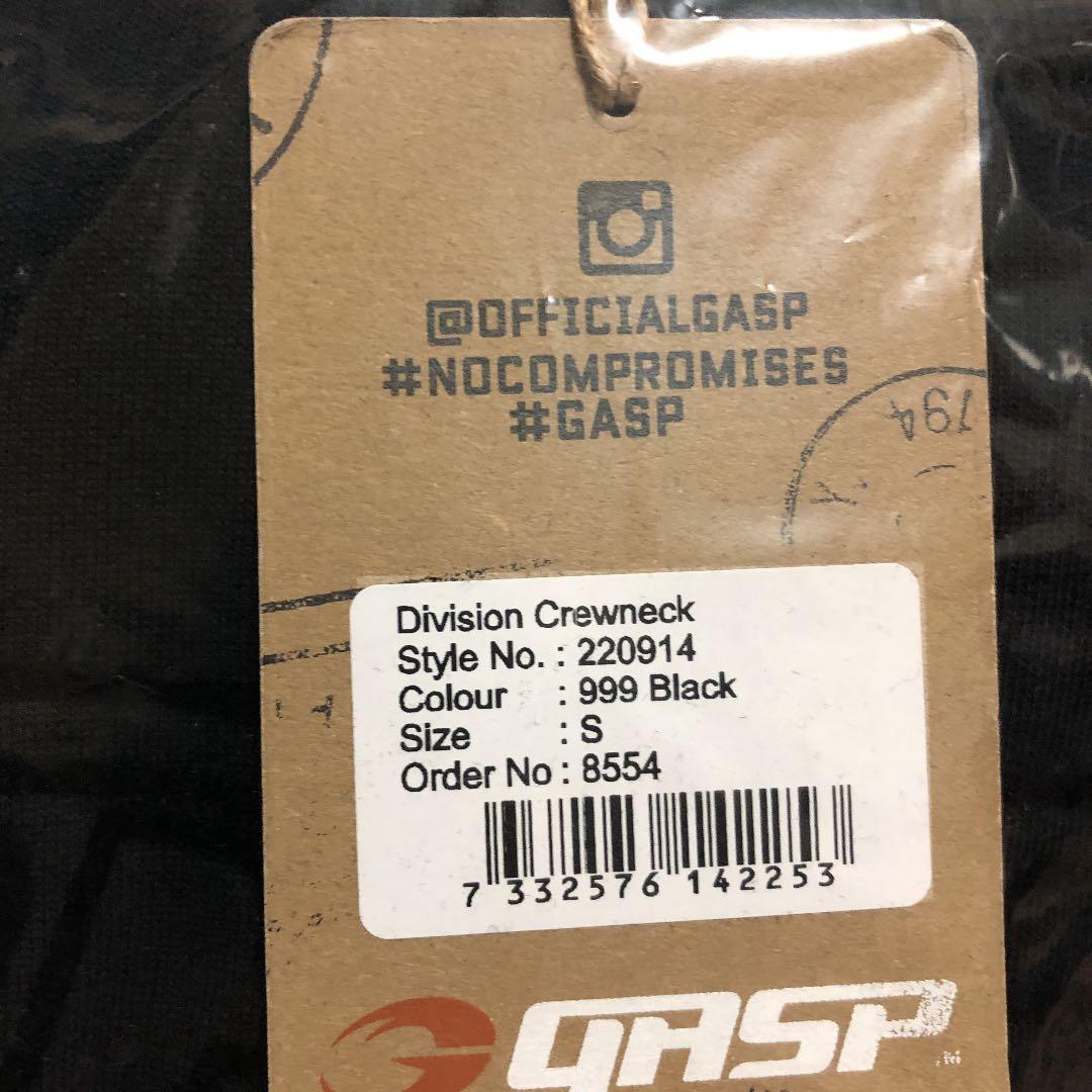 gasp ディビジョンクリューネック　ブラック　S