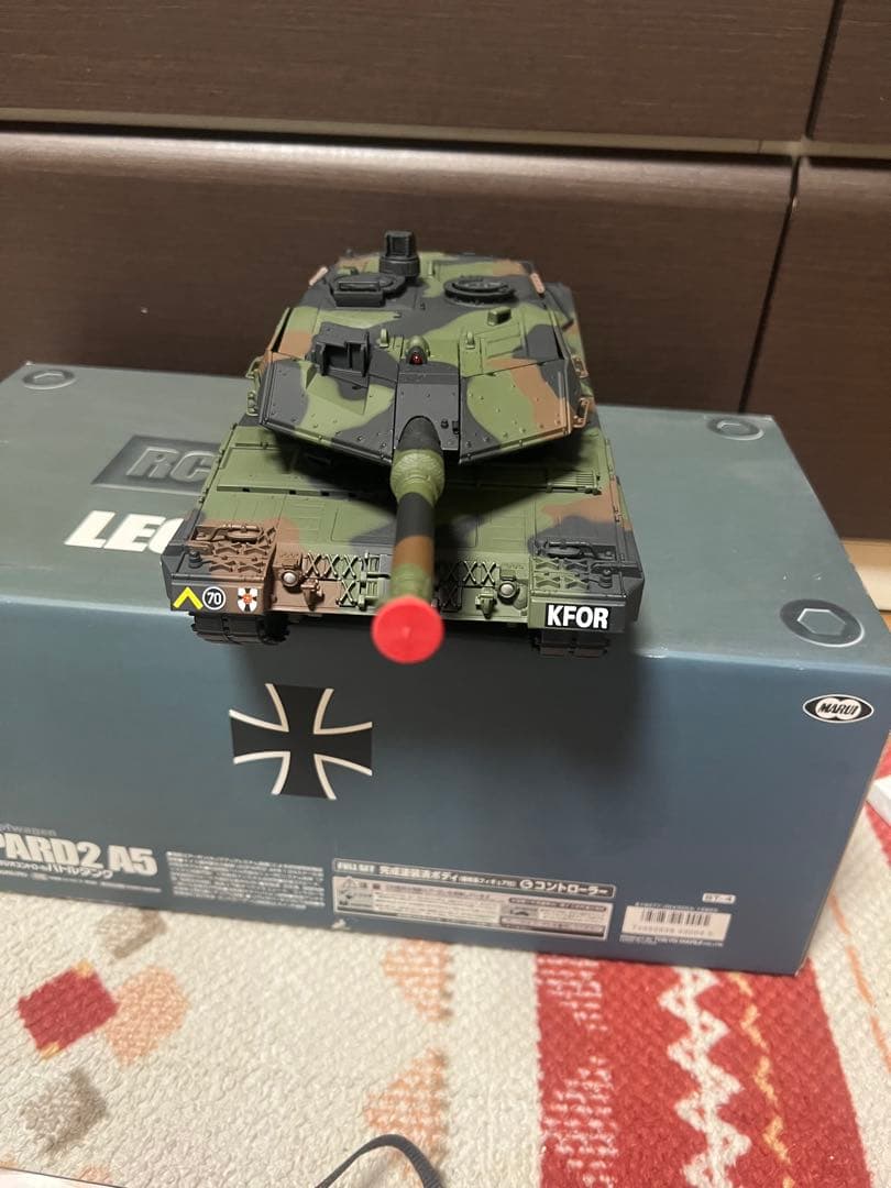 マルイ ラジコン バトルタンク レオパルト2A5 1/24 戦車 RC付属品完備