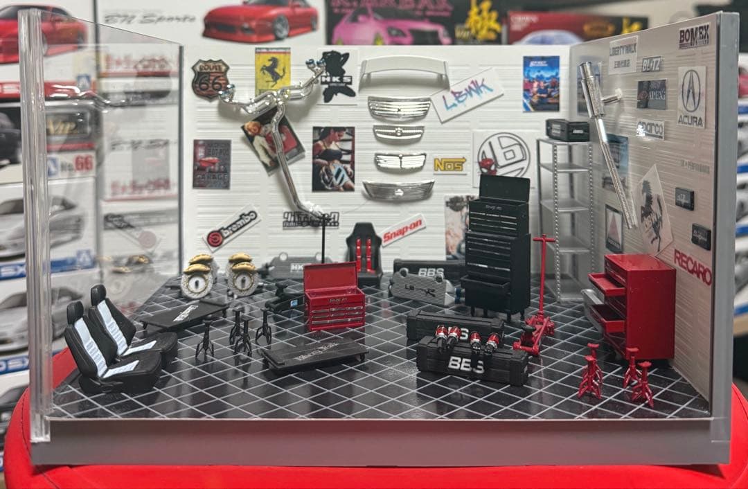 アオシマ/フジミ 1/24 ガレージ ジオラマ 即決OK