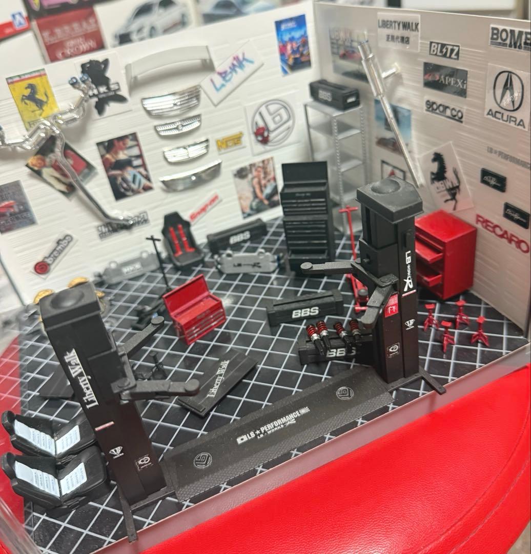 アオシマ/フジミ 1/24 ガレージ ジオラマ 即決OK