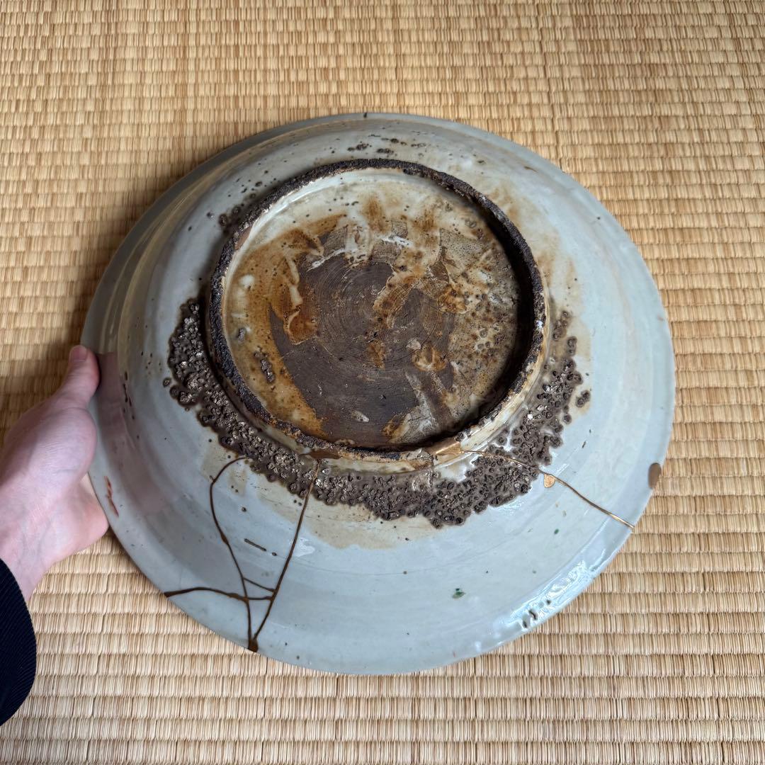 呉須赤絵 南京赤絵 大皿 大盤 明代 古染付 天啓赤江 古伊万里 古美術 骨董