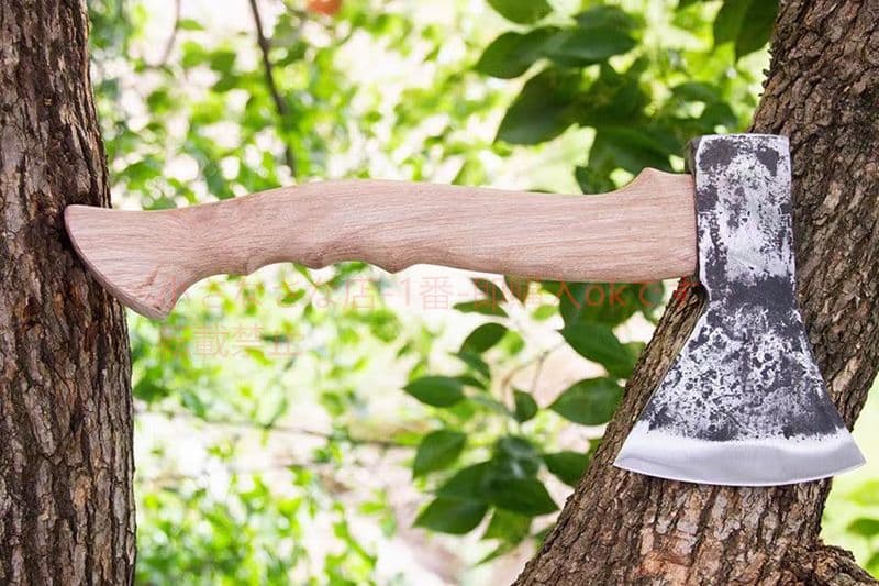 04276万軍-トマホーク-高炭素鋼 古兵器 武具　刀装具日本刀模造刀 狩猟 斧