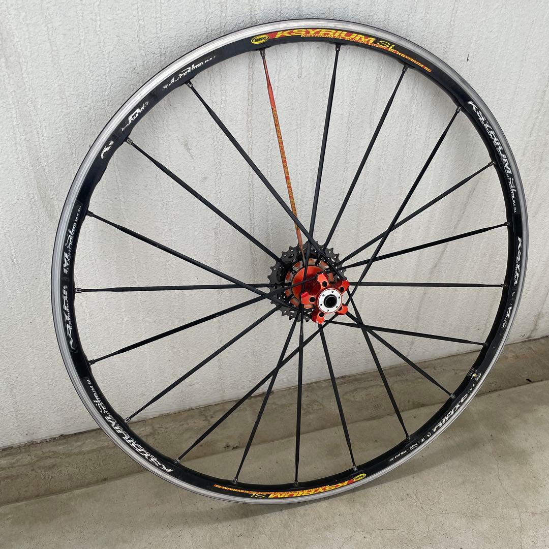 週末限定値下げ！mavic Ksyrium SL完組ホイール 700C