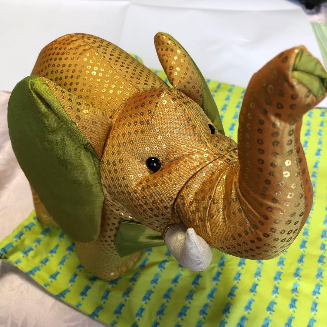 【新品】ジムトンプソン　シルク製ぞう