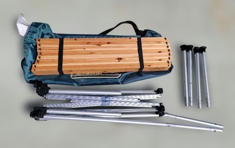 テーブル・チェア・ハンモック ColemanNaturalWoodRollTable90