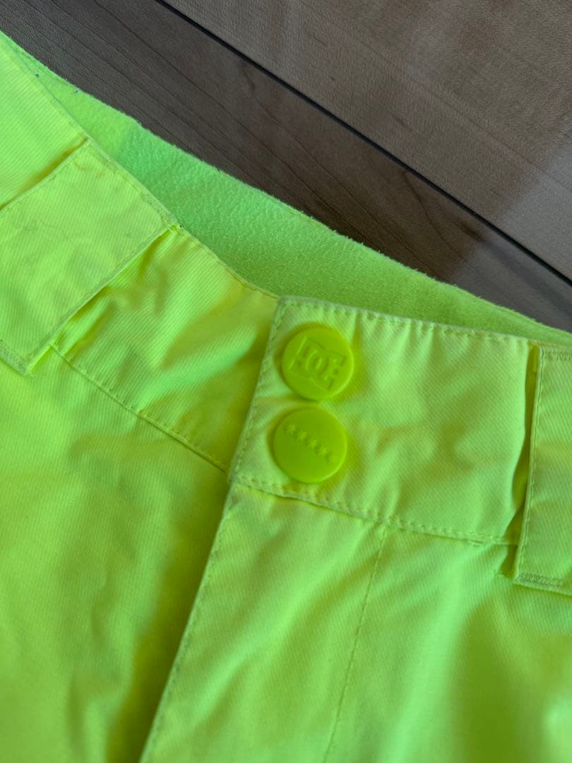 DC スノーボードウェア 上下セット子ども用 グレー/イエロー