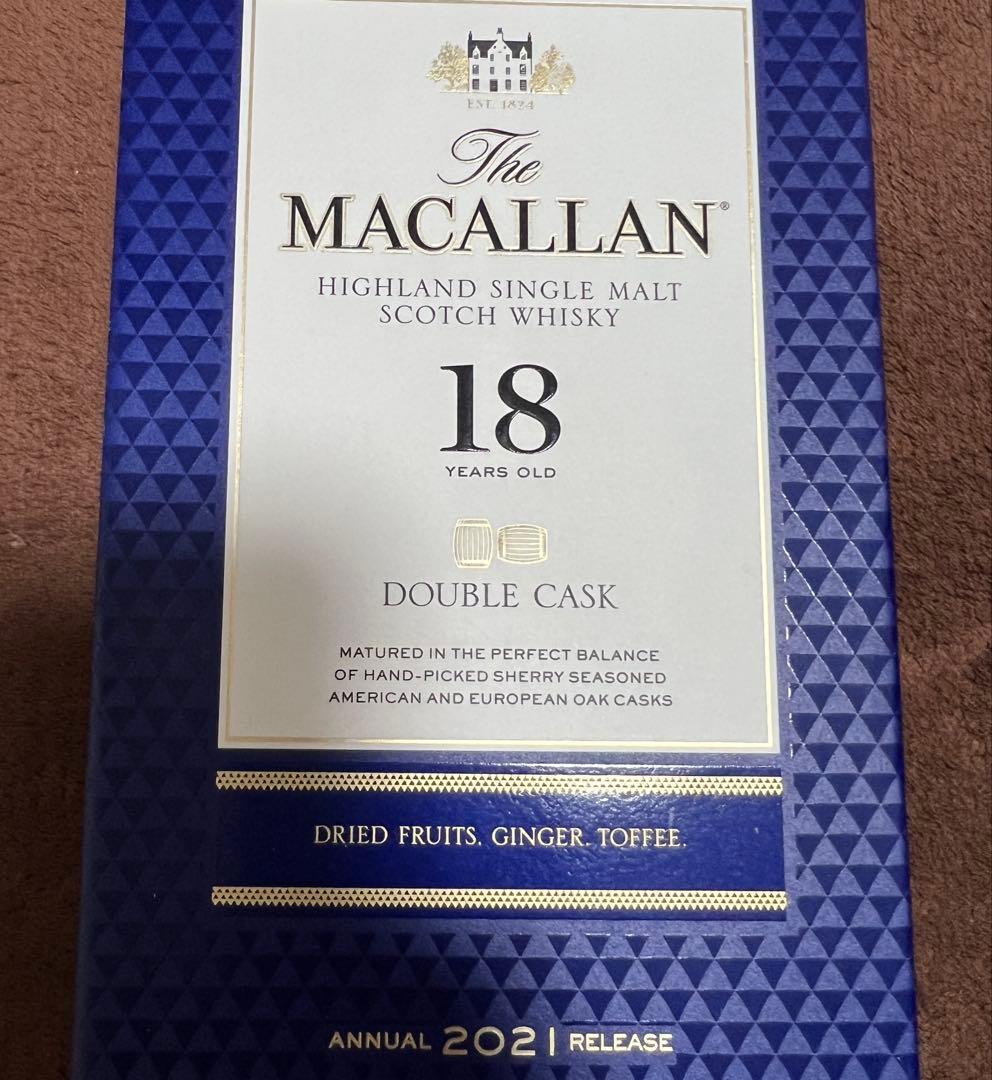 マッカラン　ダブルカスク18年　2021