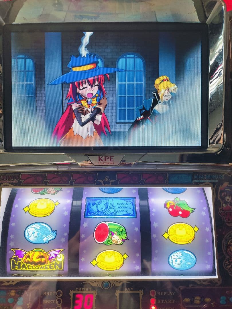 スロット パチスロ 実機 マジカルハロウィン3 不要機付　送料込