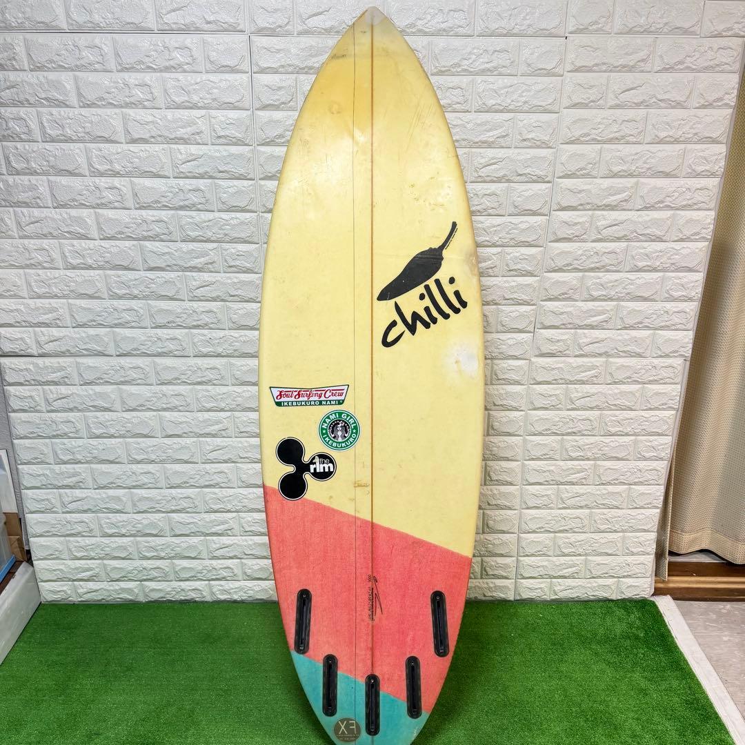 激レア　chilli ショートボード　5’7ft RAREBIRD クアッド