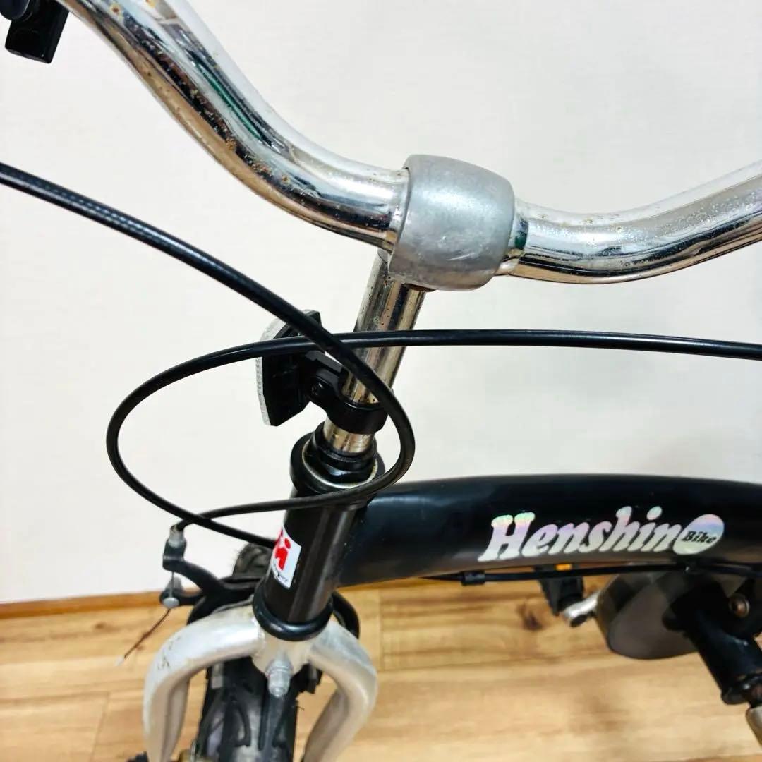 【廃盤/希少カラー】へんしんバイク　14インチ ブラック　子供用自転車