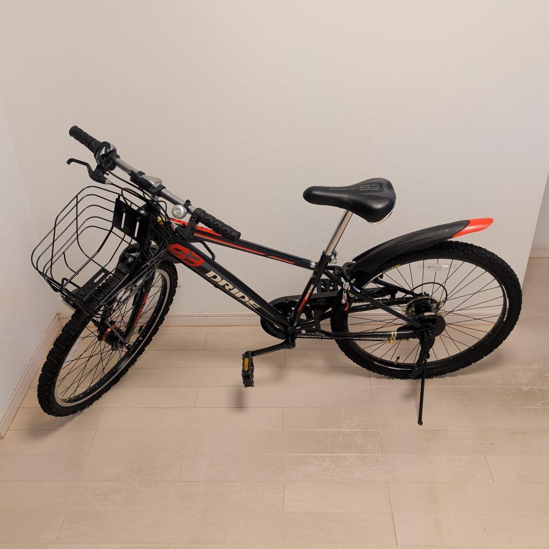 ドライド S3 246HD-L 24インチ 6段変速　ブラック　ヘルメット付