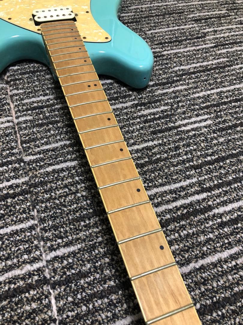 EVH風　Solfege エレキギター アクアブルー