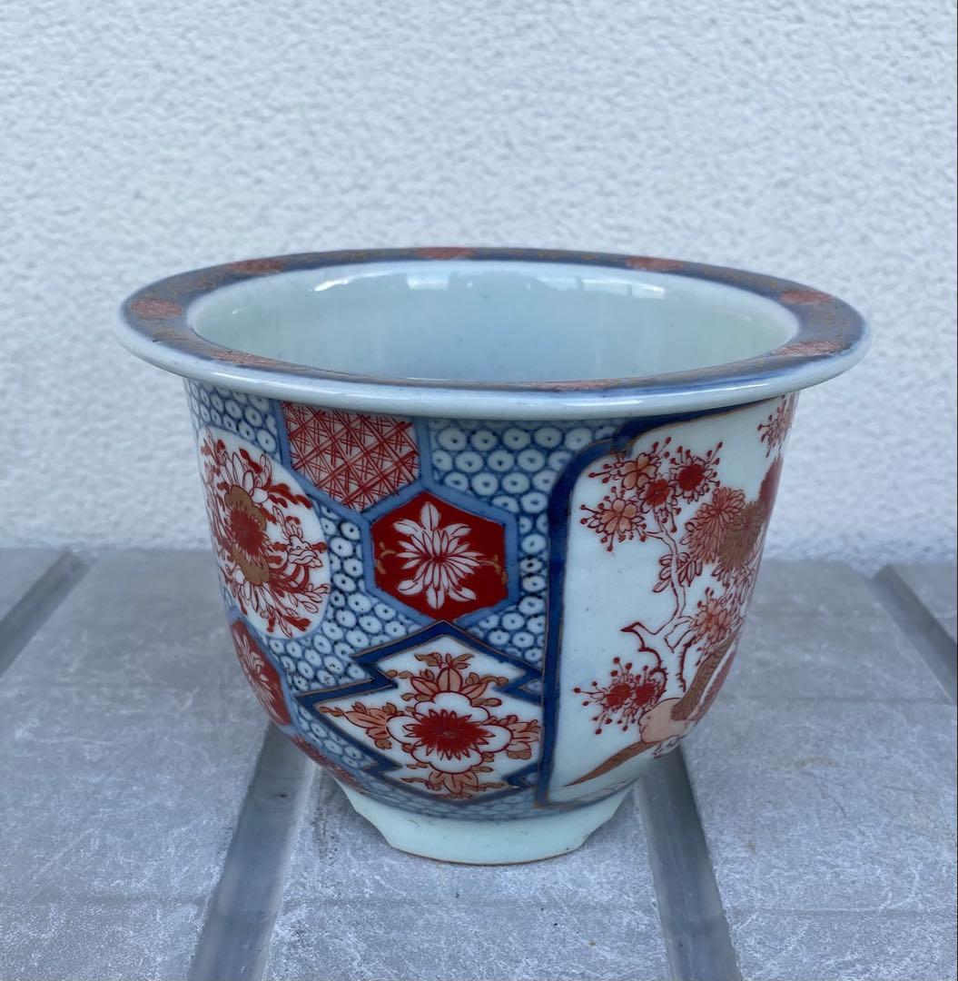 伊万里 丸形 盆栽鉢 植木鉢