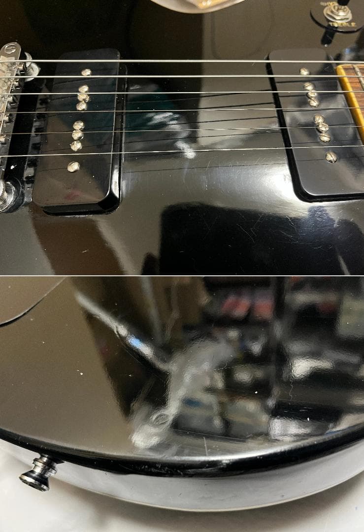 epiphone Les Paul Standerd 黒 P-90