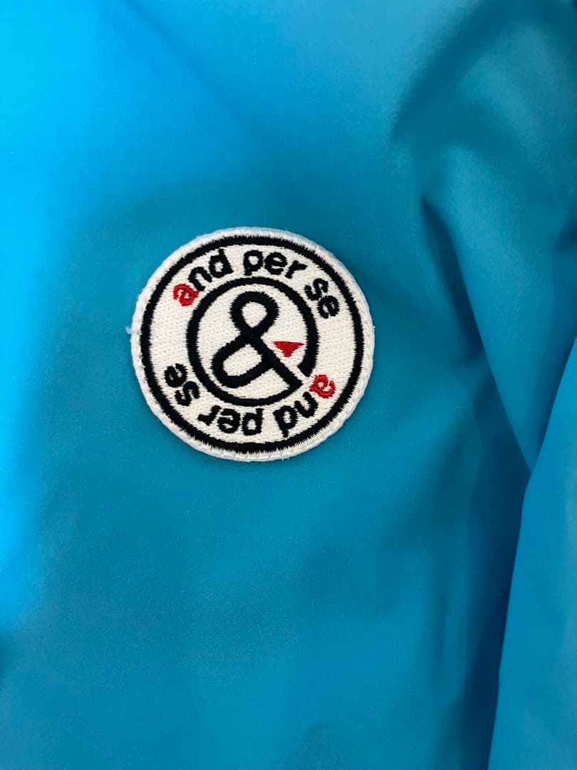 and per se 青 ジャケット L 上下セット