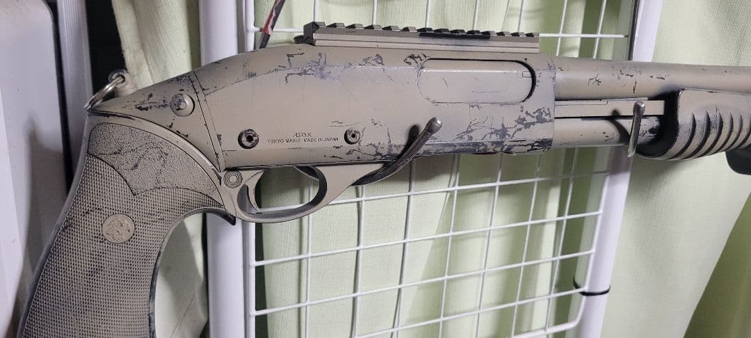 東京マルイM870ブリーチャーガスグレー塗装ショットガン