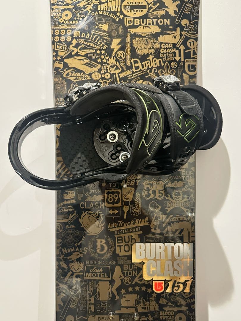 Burton Clash 151cmスノーボード(ビンディング付き)2点セット