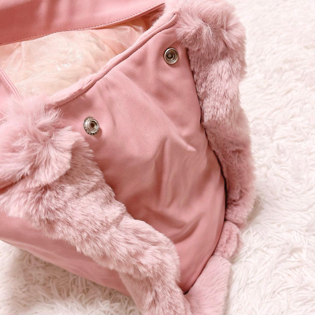 CIRCUS CIRCURS ファー キャリー バッグ トート ふわふわ ピンク