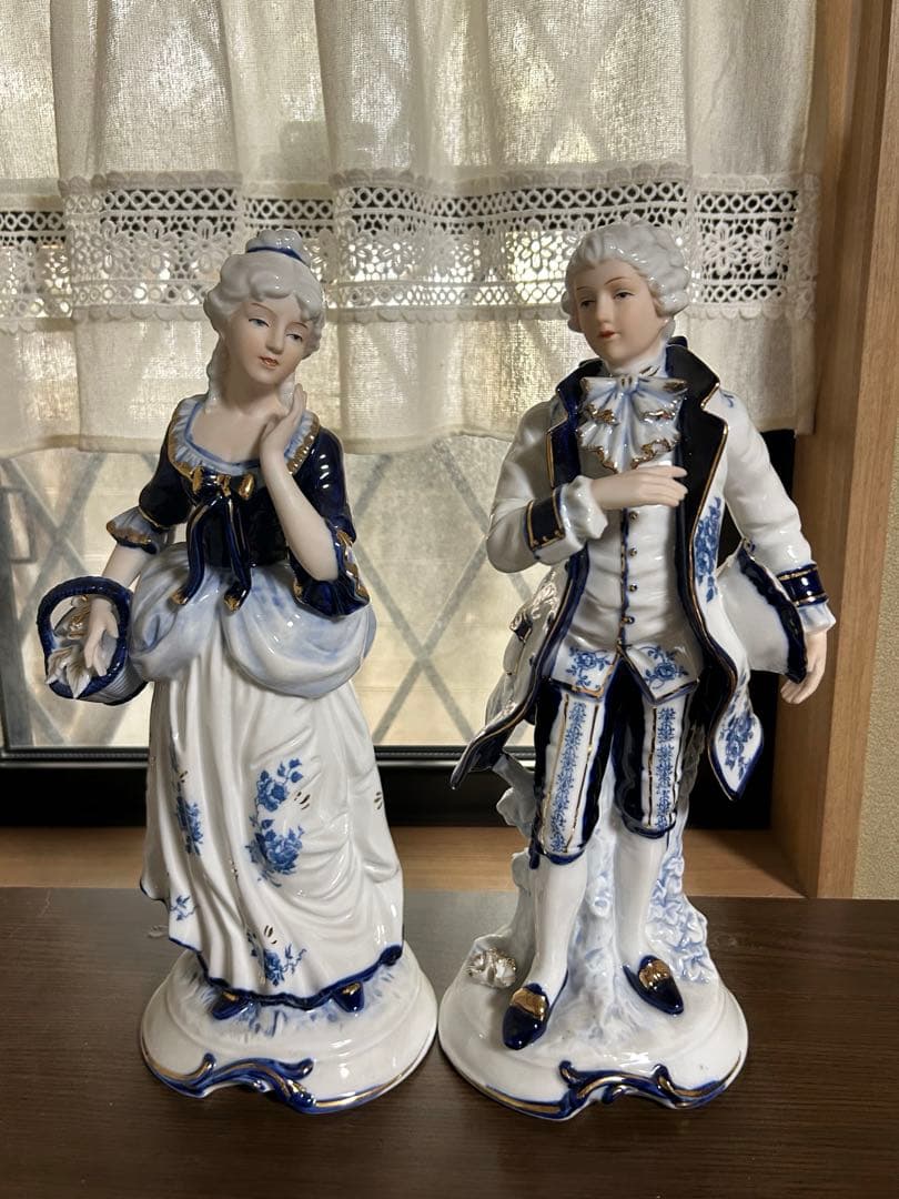 ドマン社　陶器人形　ペア