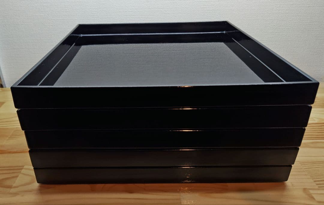 送料込【逢絢亭】茶道具 懐石道具一式セット 山中塗 木製 岡本陽斎 共箱入り