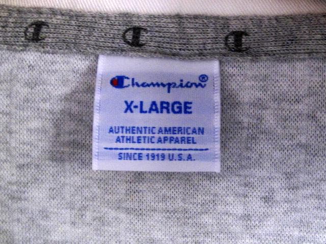 Champion ゴルフ 長袖ポロシャツ XL グレー