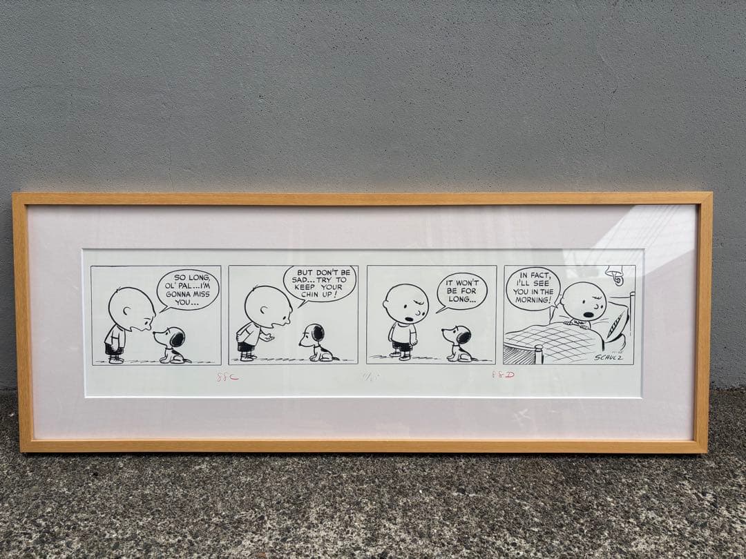 PEANUTS SNOOPY 複製原画　スヌーピー　限定25