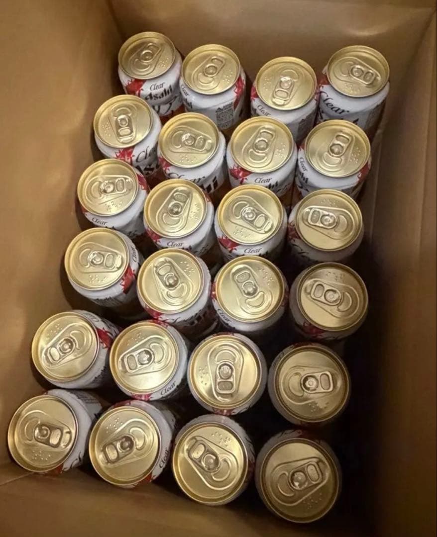 クリアアサヒ 350ml24本 500ml24本 計48本お酒まとめ売り①