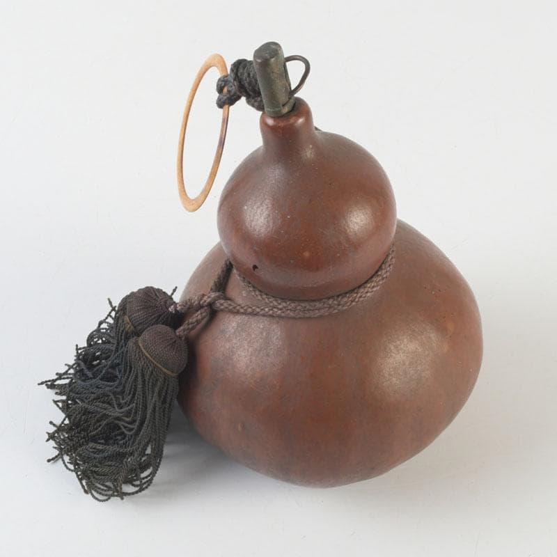 時代提げ物　古瓢箪　徳利　根付　薬入　D　9805