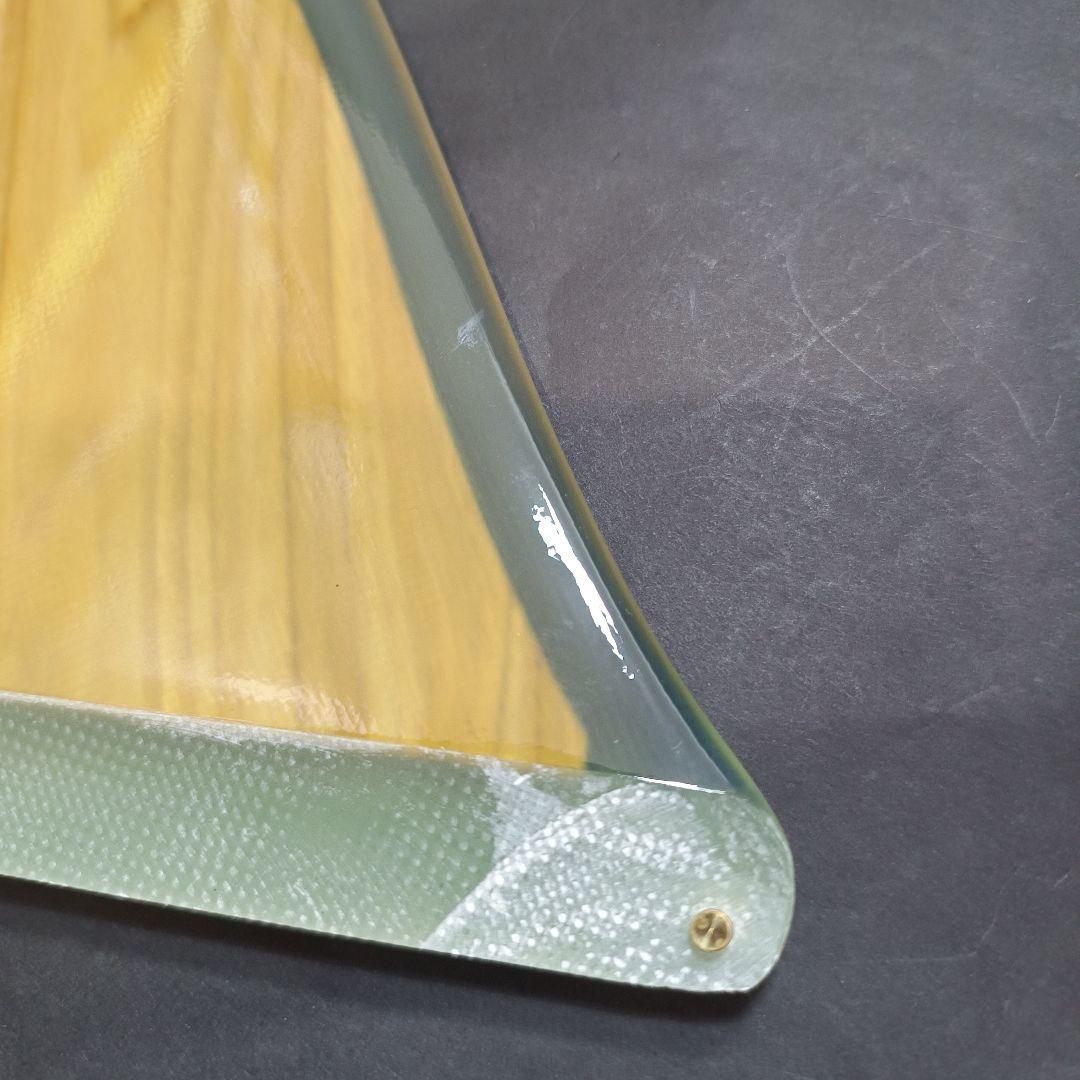 10インチ センターフィン　ウッドコア　シングルフィン　ロングボード　フィン