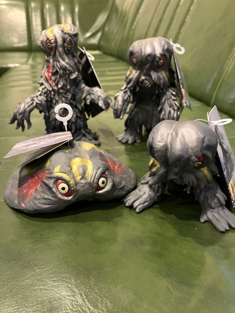 ムービーモンスター　ヘドラ ソフビ　4体セット