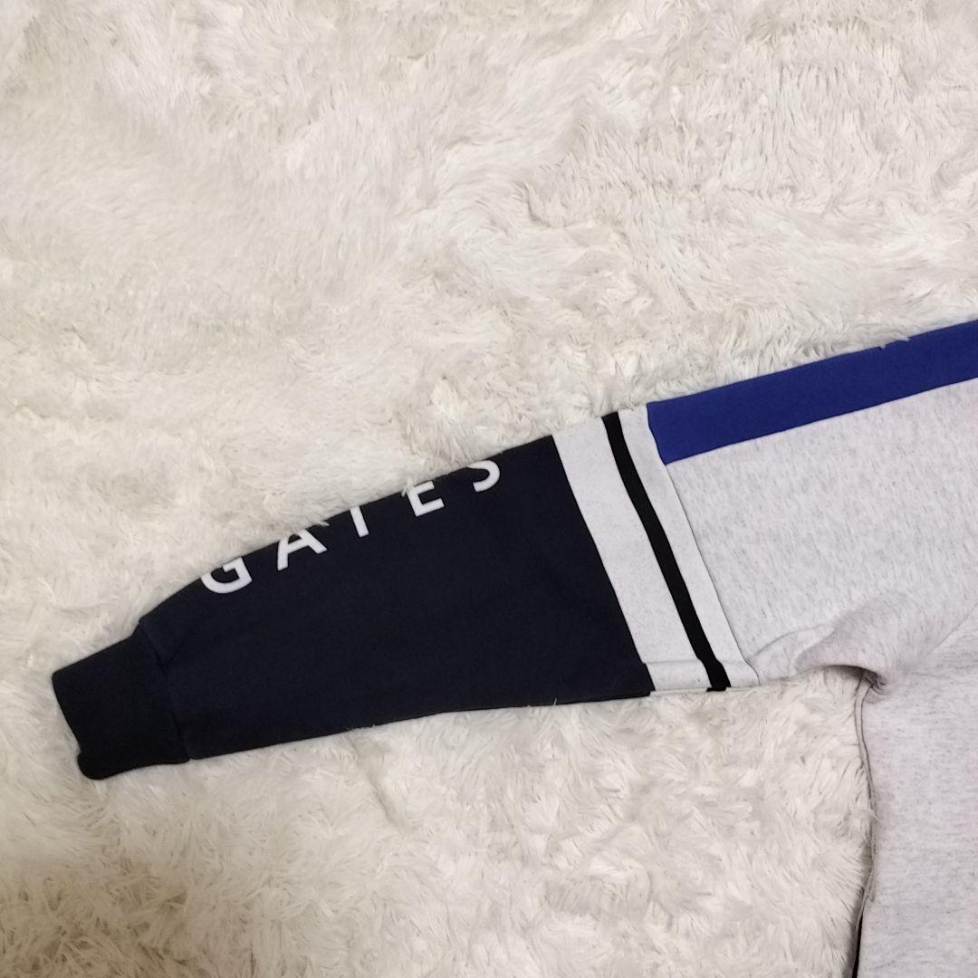 PEARLY GATES パーリーゲイツ 袖ロゴプルオーバーパーカー バイカラー