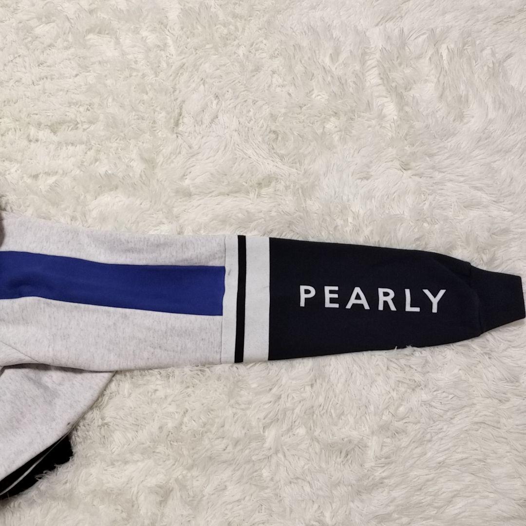PEARLY GATES パーリーゲイツ 袖ロゴプルオーバーパーカー バイカラー