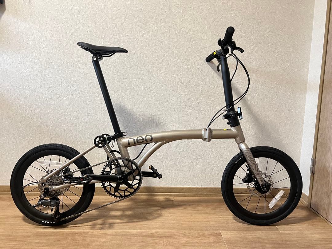 超軽量アルミ合金 競速 Brompton同系 16インチ 折りたたみ自転車