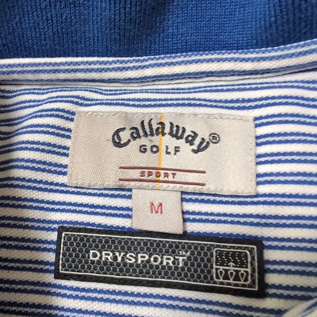 Callaway DRYSPORT 半袖ポロシャツ ゴルフウェア ボーダー