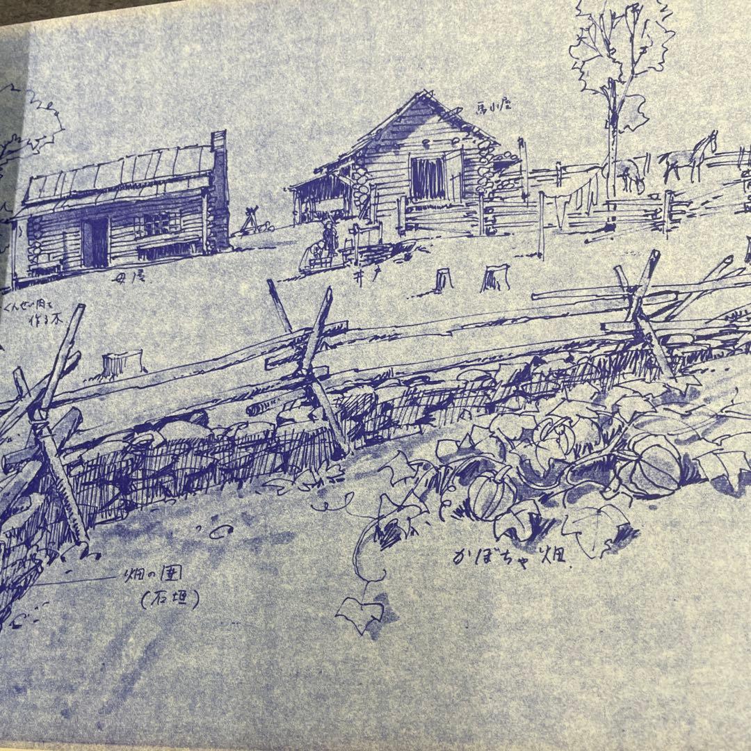 草原の少女ローラ　設定資料　青焼き　日本アニメーション